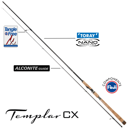 Templar CX Nano Carbon Speed Devil 270/5-21 Fishing Rod