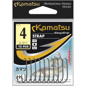 Kamatsu Strap 10 Black Nickel Ringed Hook