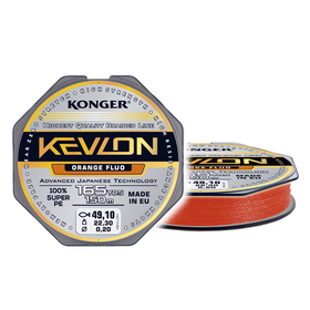 Kevlon Orange Fluo X4 0.18/150m Braid
