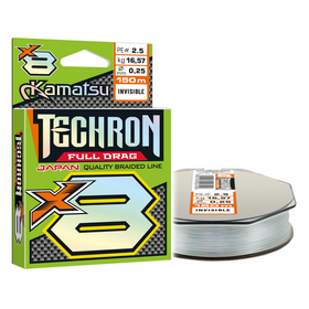 Plecionka Techron Full Drag X8 Invisible 0,04/150m PE 0,2