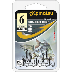 Kamatsu Treble Hook Ultra Light 16 Black Nickel Treble