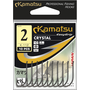Kamatsu Crystal 1 Black Nickel Ringed Hook