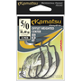 Kamatsu Offset Weighted Center 3/0 Black Nickel Ringed 1g Hook