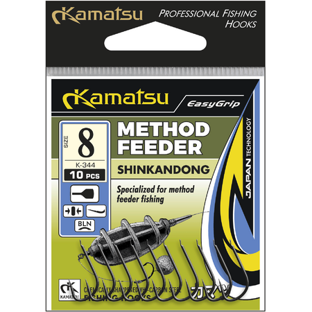 Kamatsu Shinkandong 14 Black Nickel Flatted Hook