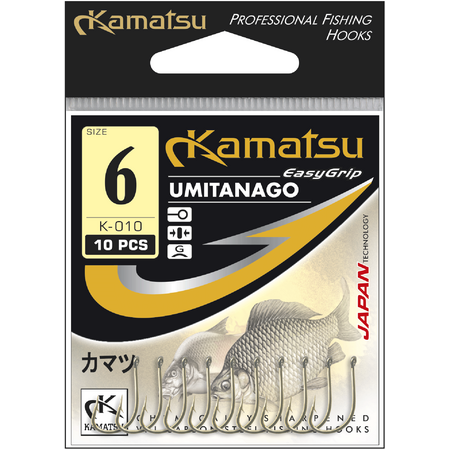 Kamatsu Umitanago 14 Black Nickel Ringed Hook