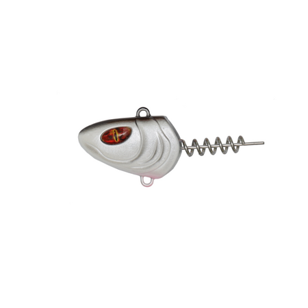 Lure Head With Screw 30g color 01 glitter Silver For Pelagic Pulse Vertical Fishing Lure