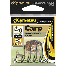 Kamatsu Kayo Heavy Carp 8 Black Ringed Hook