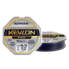 Kevlon Black X4 0.08/10m Braid
