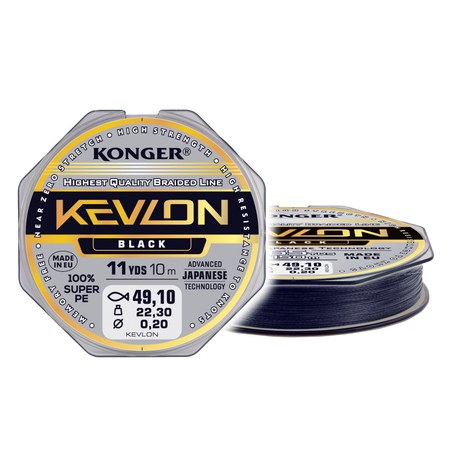 Kevlon Black X4 0.08/10m Braid