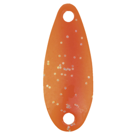 Forellenlöffel 35 Glitzernd Fluororange & Silber