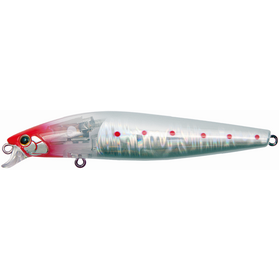 Wobbler Flash Minnow 99F Spotted White Holo