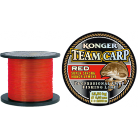 Team Carp Color Red 0.22mm/600m