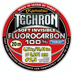 Techron Fluorocarbon 100% Soft Invisible 0.209mm/20m