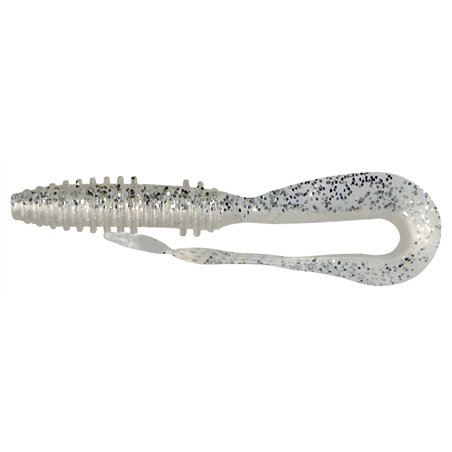 Big Tail Twist 8cm Glitter silver