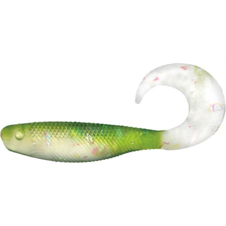 Shad Grub 6.4cm Mylar green