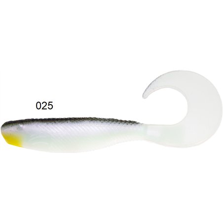Shad Grub 6.4cm Yellow gills