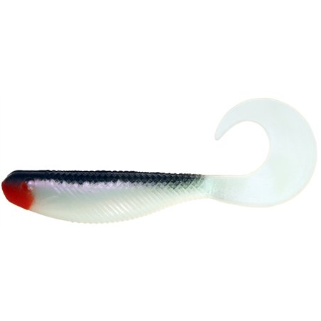 Shad Grub 8.9cm Bleeding pearl