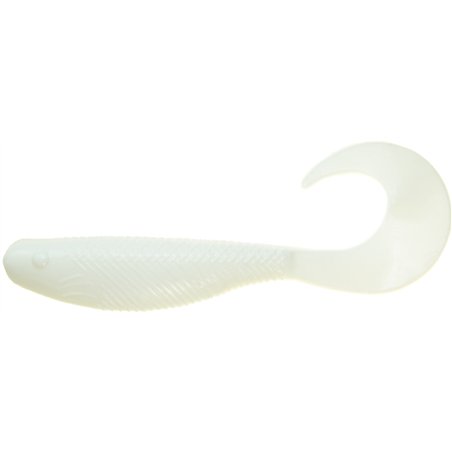 Shad Grub 8.9cm White