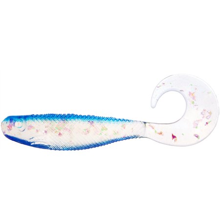 Shad Grub 8.9cm Mylar blue