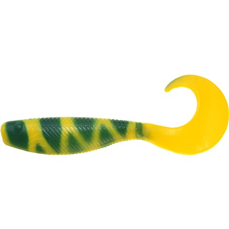 Shad Grub 8.9cm Green tiger
