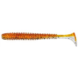 Grubber Shad Skinny 5cm Motoroil & glitter