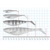 Flat Shad 9.5cm Olive Perch