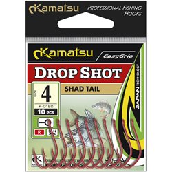 Kamatsu Drop Shot Shad Tail 2 Red Ringed