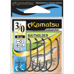 Kamatsu Baitholder 2/0 Black Nickel Ringed