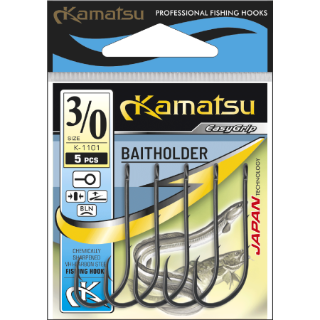Kamatsu Baitholder 4 Black Nickel Ringed