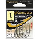 Kamatsu Worm Hook 40 1 Brown Ringed