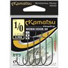 Kamatsu Worm Hook 44 3/0 Czarny Nikiel Oczko