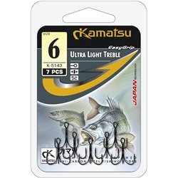 Kamatsu Treble Hook Ultra Light 8 Black Nickel