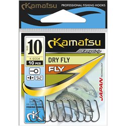 Kamatsu Dry Fly 10 Black Nickel Ringed