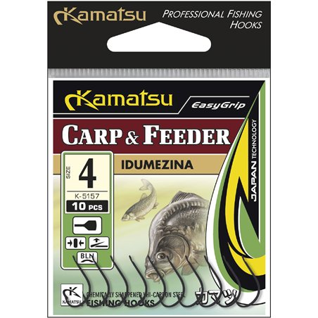 Kamatsu Idumezina Carp & Feeder 4 Czarny Nikiel Łopatka