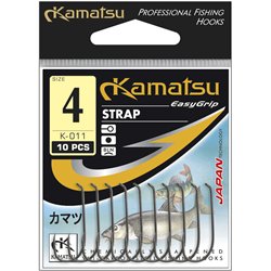 Kamatsu Strap 4 Black Nickel Ringed