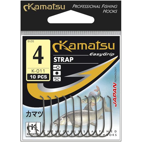 Kamatsu Strap 4 Black Nickel Ringed