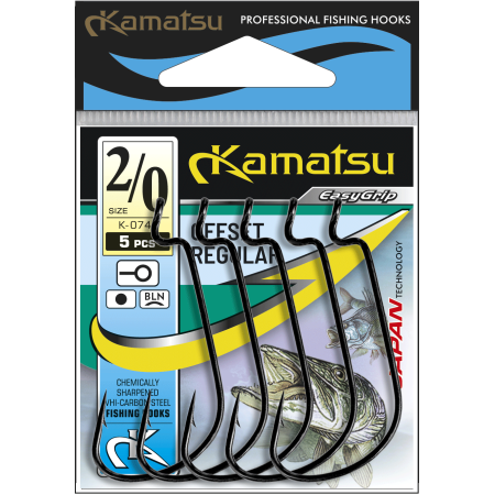 Kamatsu Offset Regular 3/0 Black Nickel Ringed