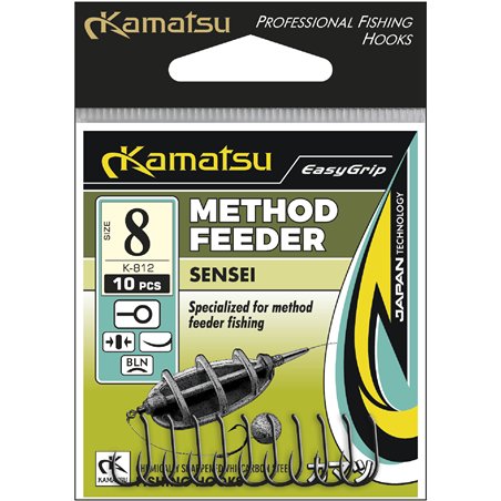 Kamatsu Method Feeder Sensei 10 Black Nickel Ringed