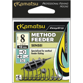 Kamatsu Method Feeder Sensei 12 Black Nickel Ringed