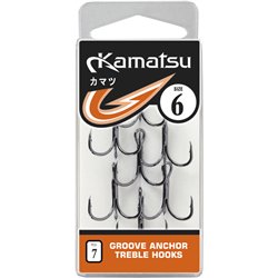 Kamatsu Groove Anchor Treble 2 Black Nickel