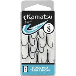 Kamatsu Grand Prix Treble 1/0 Black Nickel