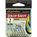 Kamatsu Worm Drop Shot 2 Black Nickel Ringed