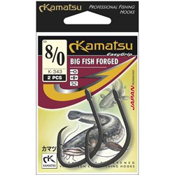 Kamatsu Big Fish Forged 12/0 Black Nickel Ringed