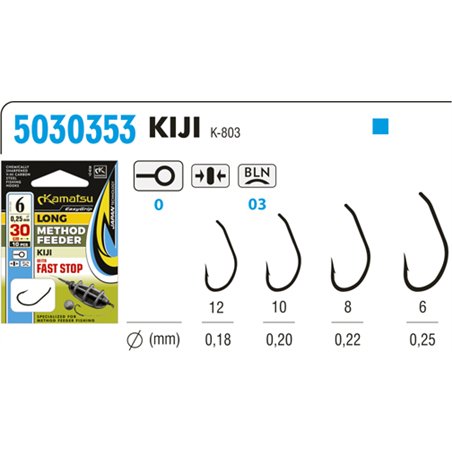 Method Feeder Long Kiji 8 Fast Stop