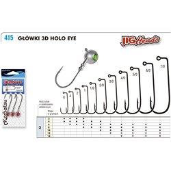 3D Holo Red Eye Jig Head 1 6g